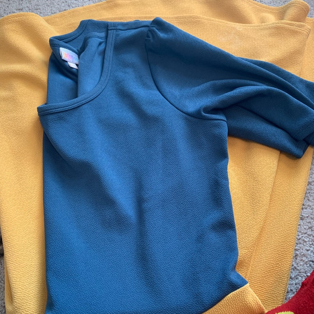 Blue and Yellow Dress